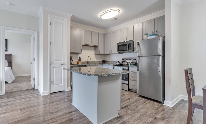 Hickory Apartment | Modern Oasis I Free Parking I Pool I Hawks