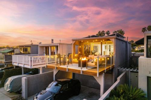 North Pacific Beach Villa | Modern Pacific Beach Retreat with Hot Tub and Views