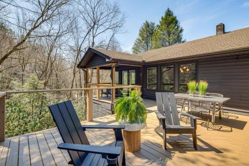 Pisgah Forest House | Modern Pisgah Forest Cabin on 60 Wooded Acres!