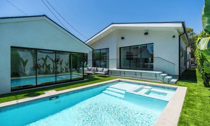 Valley Village Villa | Modern Poolside Paradise in Sherman Oaks