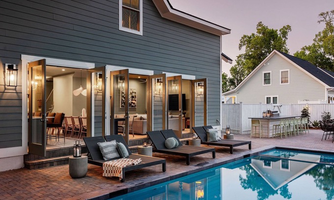 Thunderbolt House | Modern Savannah Home | Heated Pool