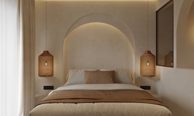 Haraki Hotel | Modern Seafront Room on the 1st Floor