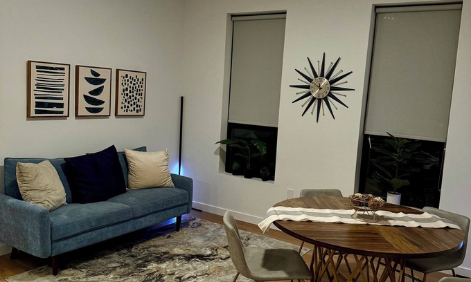 Dwight Apartment | Modern & Spacious 2BR Apartment w/Gym & Parking and central AC