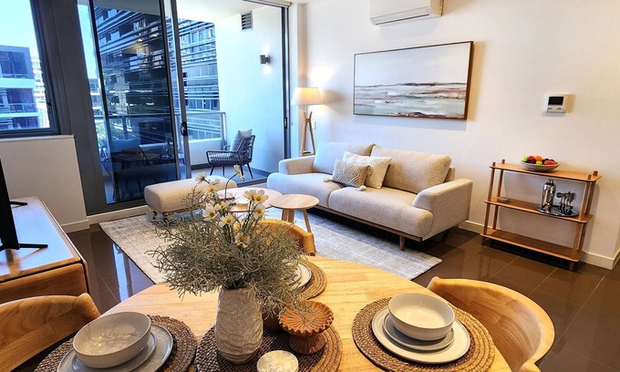 Waterloo Apartment | Modern Sydney Living with Pool & Gym