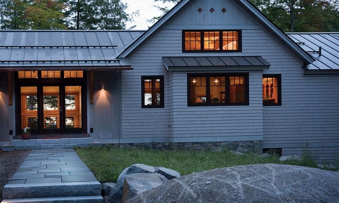 Holderness House | Modern waterfront home on Squam Lake
