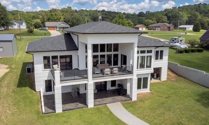 Florence House | Modern Waterfront Mansion with Private Dock, kayak, paddle board and ping pong