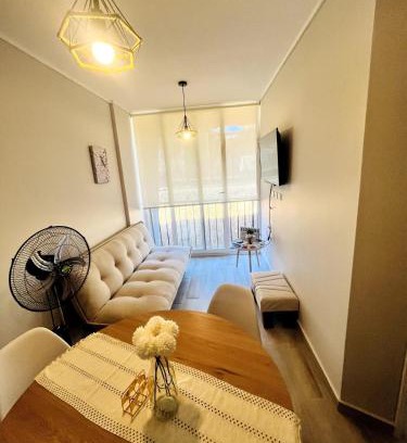 Downtown Santiago Apartment | Moderno departamento a metros de Movistar Arena