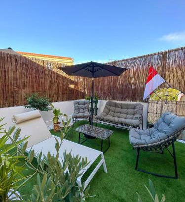 Cap d'Ail Apartment | Monaco Cap d’ail Studio & jardin