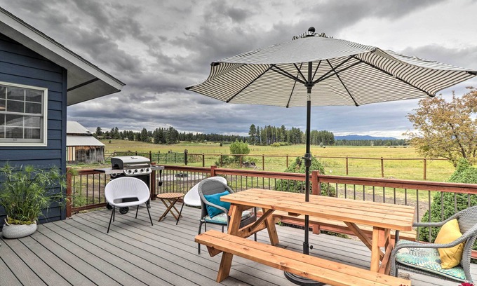 Columbia Falls Cottage | Montana Cottage: Easy Drive to Glacier Nat’l Park!