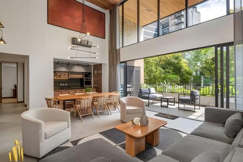 La Florida Apartment | Morph 201 - Apt Moderno con Techo Alto y BBQ