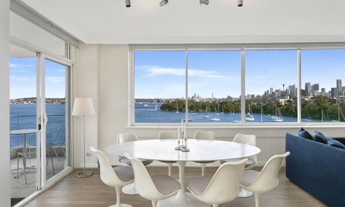 Mosman Apartment | Mosman- RAG05 - Raglan Street - Waterfront 2BR Apartment with Stunning Harbour Views Balcony Near Mosman Ferry