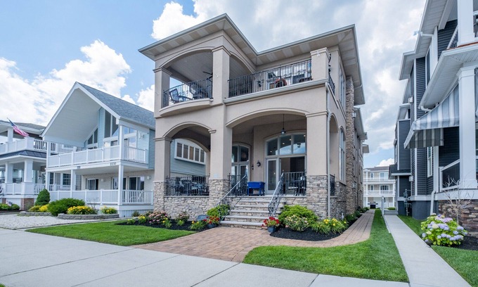 Gold Coast House | Most desirable location in Ocean City, the heart of the Gold Coast.across the street from the beach!
