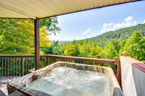 Blairsville House | Mountain Cabin with Covered Decks and Fire Pit!