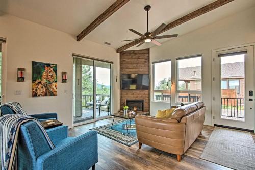 Pine House | Mountain High Pines Retreat with Hot Tub and Views!