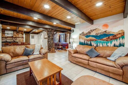 Big Bear Lake Ski Chalet | Mountain & Ski Slope View Cabin 3bd/3bth Sleeps 10