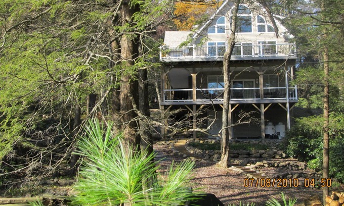 Jim Thorpe Ski Chalet | Mountain Vacationing At Its Best, 7 acres w/stocked trout pond w/hiking trails