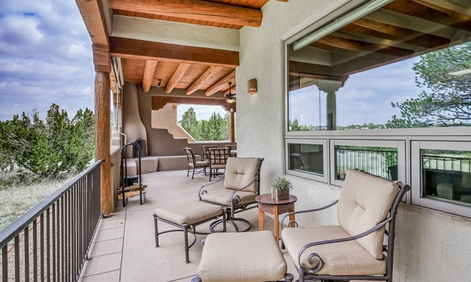 La Tierra House | Mountain view home with a rooftop hot tub, grill, fireplace, & office - dogs ok