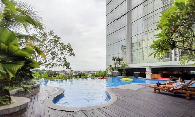Mlati Apartment | Mountain View Studio for 6 Pax at Mataram City Apartment