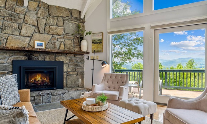 Quechee House | Mountainside Home, Great Views! | Birds Eye View