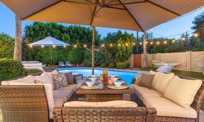 Arcadia House | Mountainside Modern Farmhouse Heated Pool Hot Tub