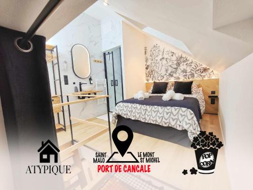 Cancale House | MRODBNB - Maisonnette Atypique enfouie dans la Roche - Gr34, Plage, Resto & Huîtres à 25m