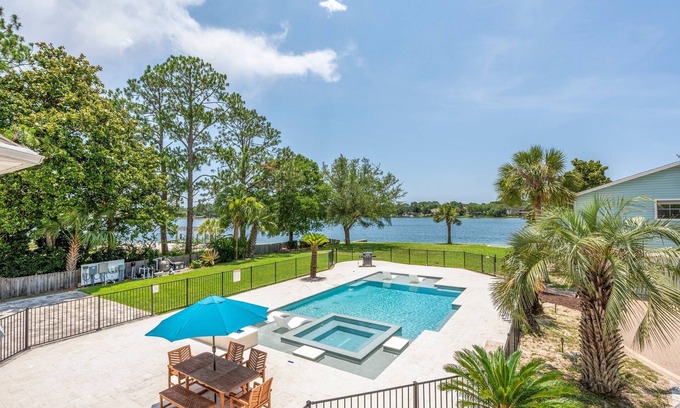 Fort Walton Beach House | Must See Private Beach-Heated Pool Spa-Weddings-Water Front-Boat Slips-Sleeps 44