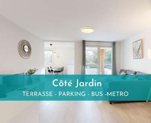 Saint Michel Apartment | My Cozy Flat - Côté Jardin - Parking - Terrasse