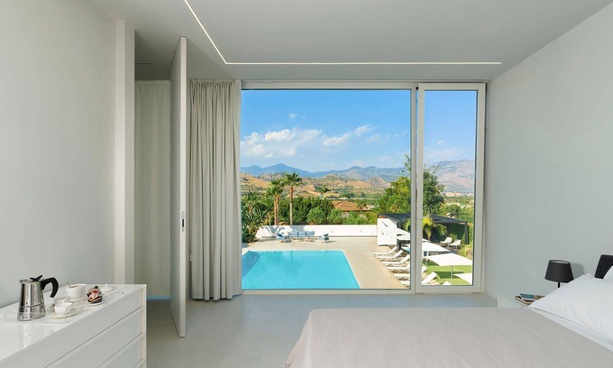 Calatabiano Villa | My Rental Homes - Villa Inga with ample garden, private pool,in-room Jacuzzi tub
