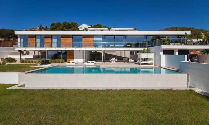 Sant Josep de sa Talaia Villa | My Rental Homes - Villa Emily with sea view and private pool
