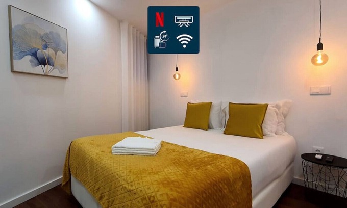 Mafamude Apartment | MyStay - Seasons con netflix/wifi - centro de la ciudad
