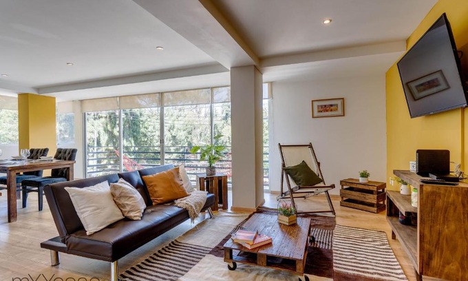 Anahuac Apartment | Nadal 202 · Brand New Park Front Terrace Apartment