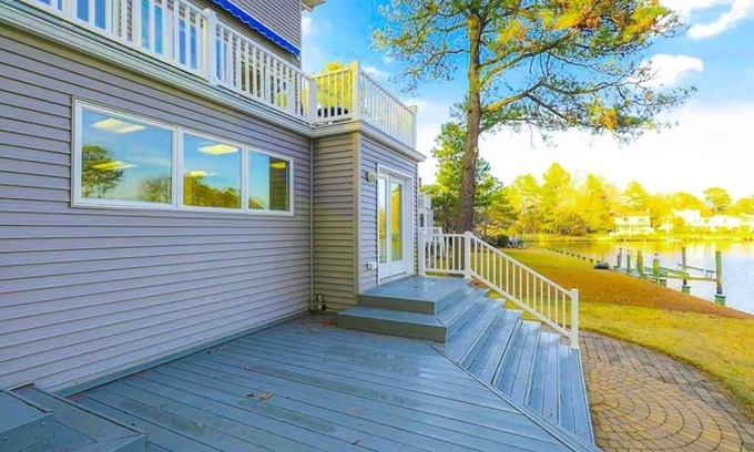 Ocean Pines House | Nautical at 82 Newport- private dock & waterfront
