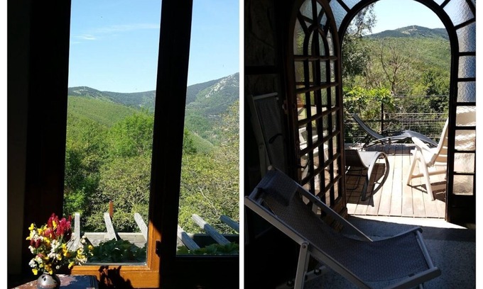 Maureillas-Las-Illas House | Near Céret wonderful view 1.5 ha private property GR10 access Sea and Mountain
