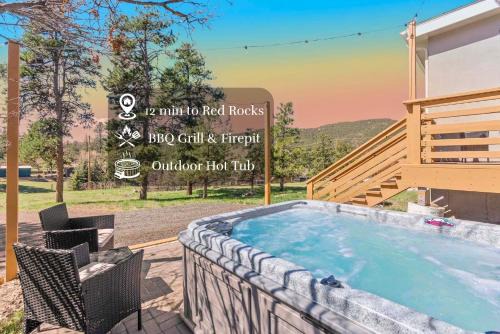 Indian Hills House | Near Red Rocks with Hot Tub, Fire Pit and Views