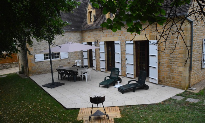 Simeyrols House | Near Sarlat ,Perigord Noir,Charming Home Perigord Style, Heated Pool