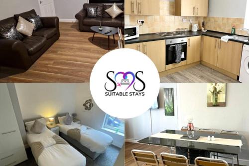 Peterlee House | Near the Beach 3Bedroom Apartment WIFI Modern & Spacious Sleeps 6