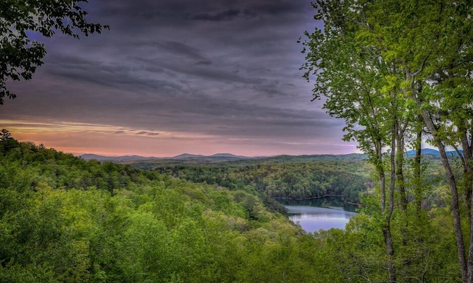 Necowa Cove Cabin | Necowa Cove Overlook - Pet Friendly | Mountain and Lake Views | Hot Tub