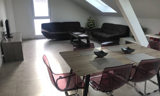 Wittenheim Apartment | New accommodation, 3 bedrooms, living room, fully equipped kitchen.
