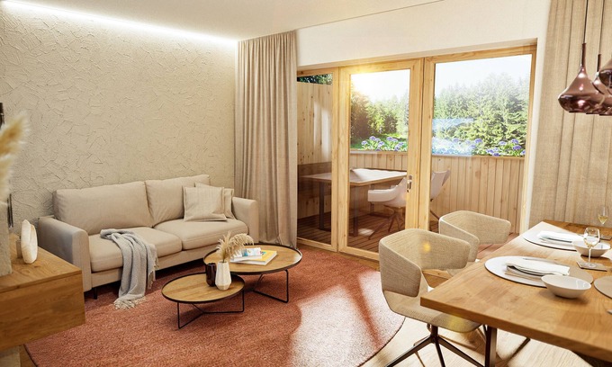 Sonnenberg Apartment | New apartment with private sauna, mountain views and two balconies