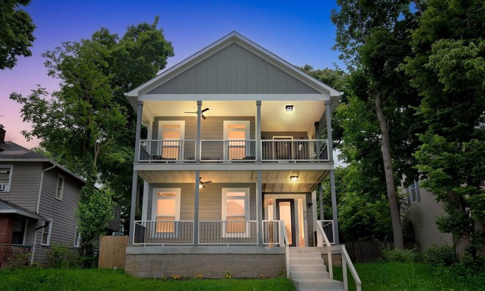 Mapleton/Fall Creek House | NEW! Brand-New 4BR | Unique Design Near Downtown Indy