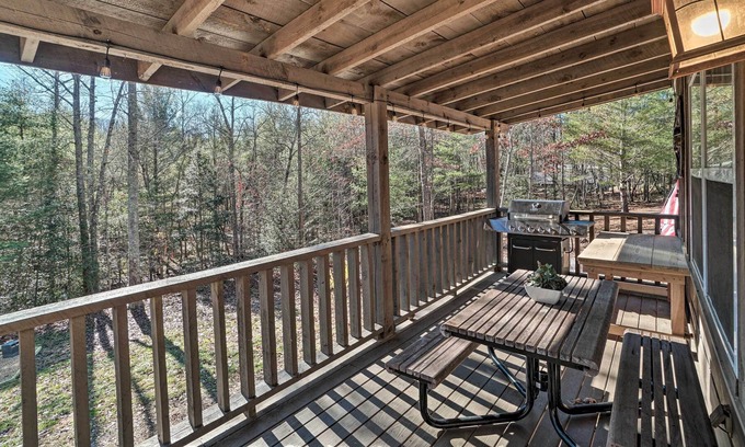 Blairsville Cabin | NEW! Cozy Blairsville Cabin: 4 Mi to Nottely Lake!