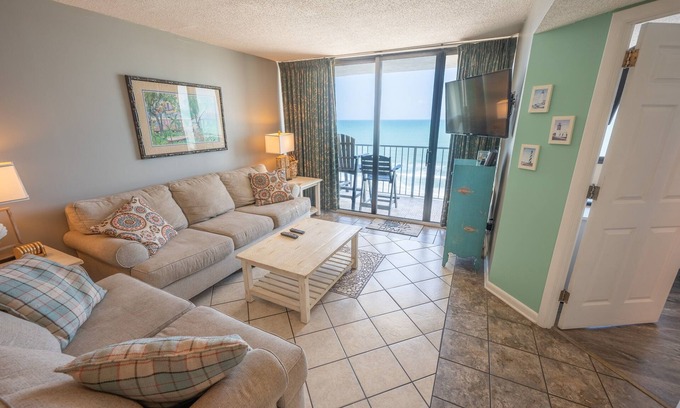 Myrtle Beach Condo | New Direct Ocean View, Exclusive Sands Beach Club!