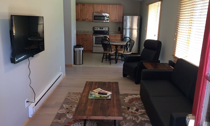 Grand Marais Apartment | New Downtown Apartment. Walk Everywhere, Rest Comfortably
