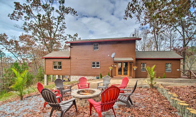 Ellijay Cabin | NEW! Ellijay Cabin w/ Hot Tub, Near Carters Lake!