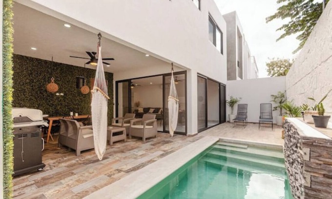 Ejidal Villa | NEW! Exclusive Villa 10min to Beach Priv Poolnn