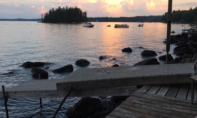 North Sebago Cottage | New for 2024! Serene cottage with expansive view over Sebago Lake!