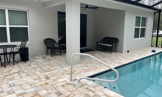 Citrus Springs House | New Heated Pool- Amenity Rich Dogs Ok