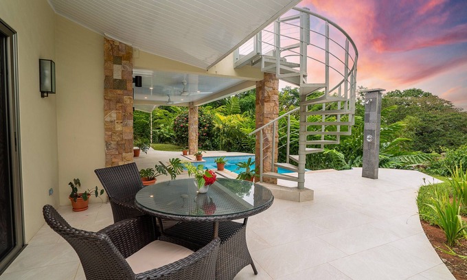 Ciudad Cortes House | New home nestled between beach and mountains with 360° views and infinity pool