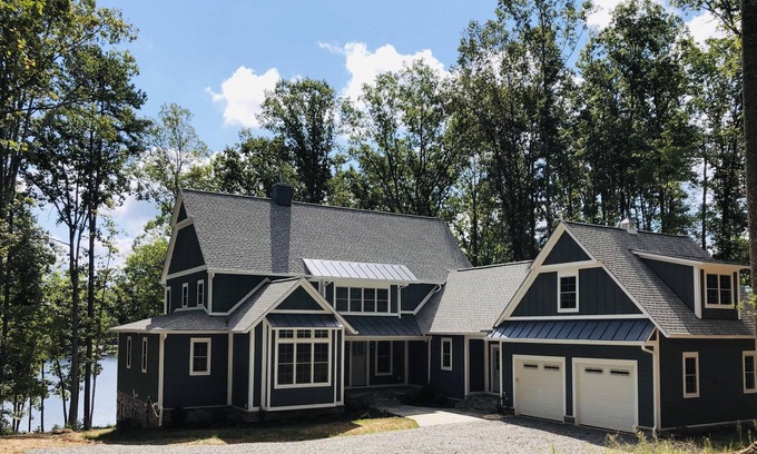 Bumpass House | New Lakefront Lake Anna Home; Sleeps 19 in Beds; Two-Slip Boat Dock