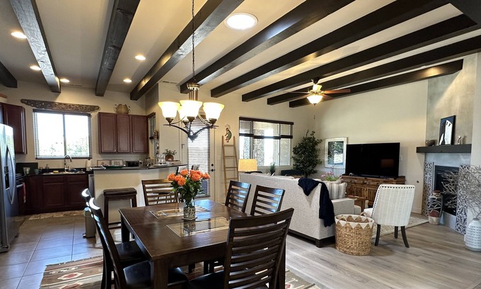 Santa Fe House | NEW LISTING: Modern Adobe styled sanctuary 10 minutes from downtown Santa Fe
